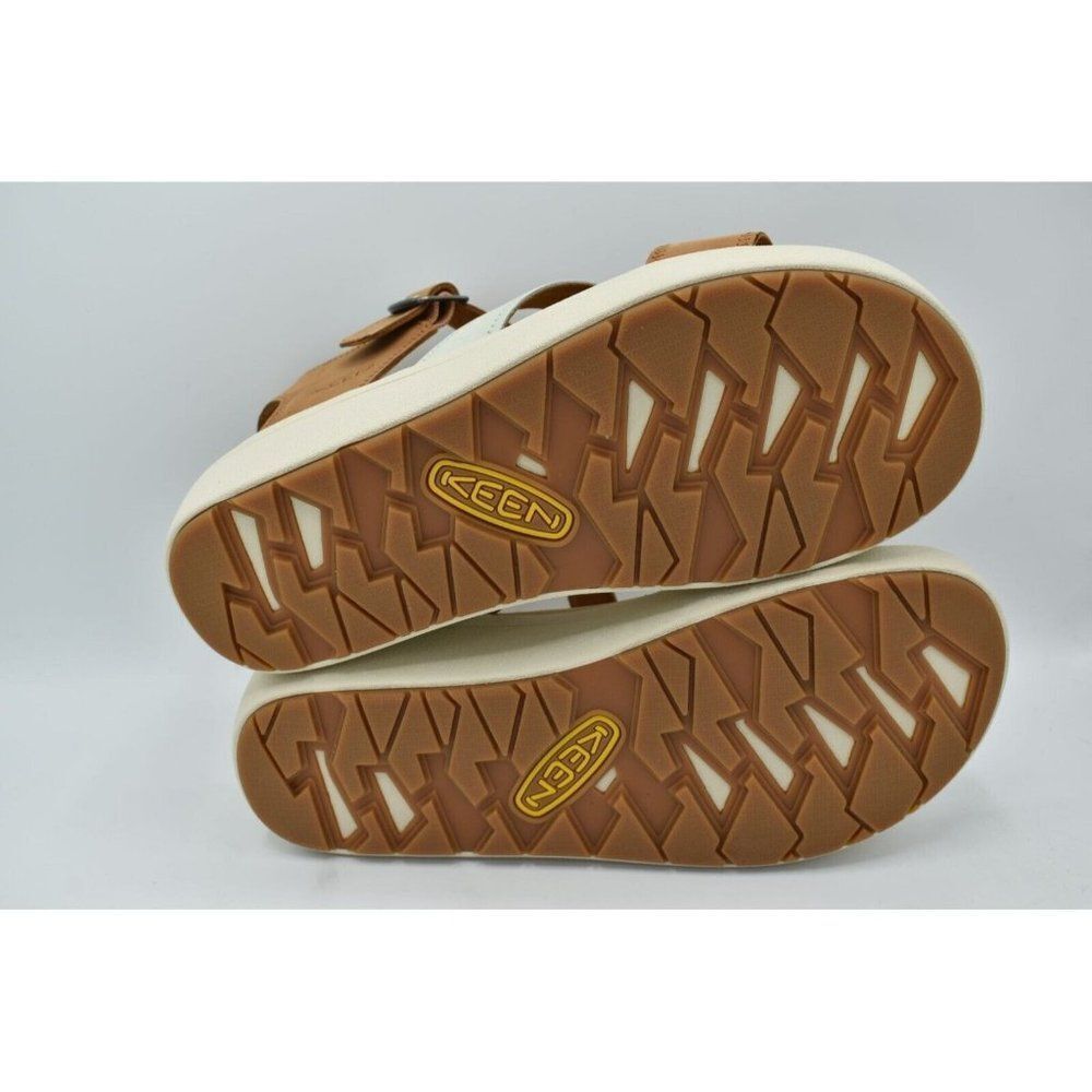 Keen Womens Size 11 Ellecity Natural Leather Backstrap Sandals Shoes - Picture 10 of 12